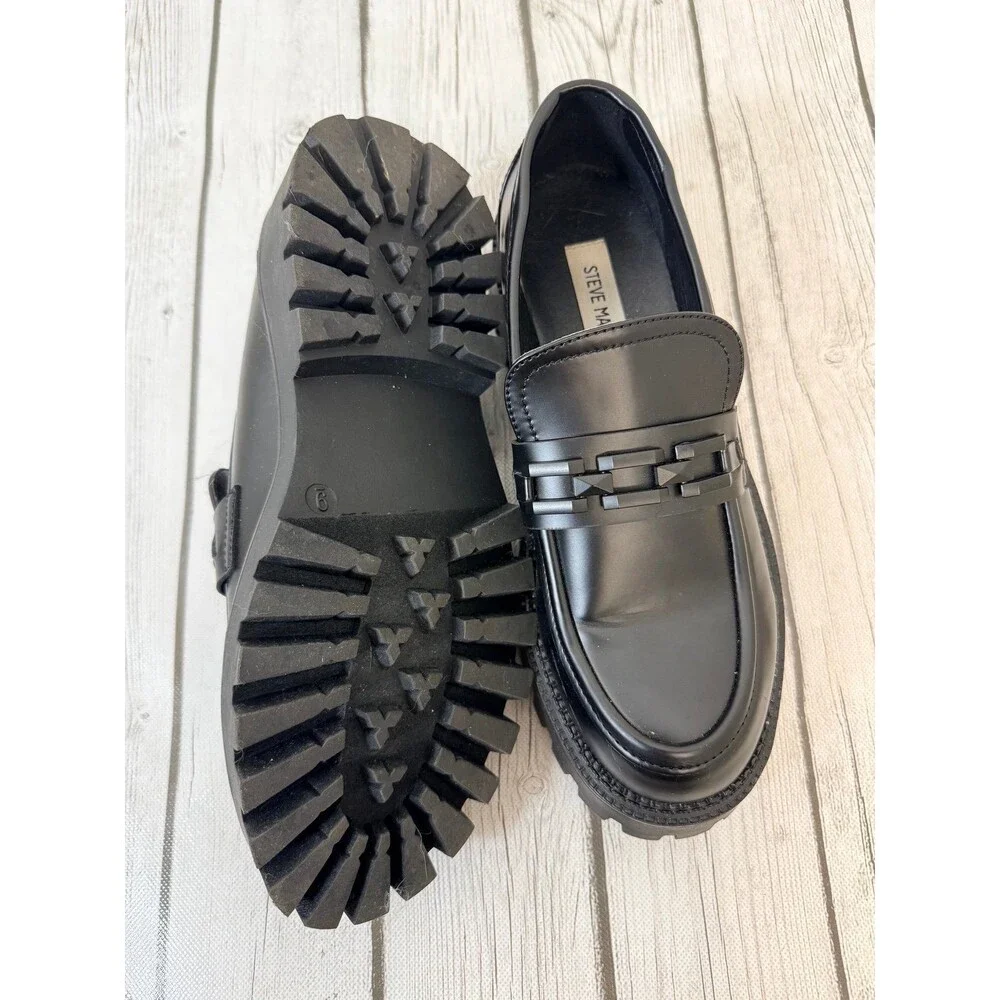 Steve Madden Aerin Chunky Sole Loafers Size 9